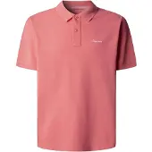 Pepe Jeans pour homme. PM5400087 Polo Oscar corail (XL), Casuel, Coton, Manche courte