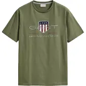 Gant T-Shirt vert / blanc