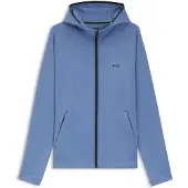 BOSS pour homme. 50531224 Sweatshirt Active blue (L), Bleu, Casuel, Sport, Multisport, Polyester