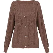 Mimo Cardigan 'Classic Look' caramel