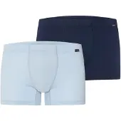 Hanro Boxers ' Cotton Essentials ' bleu clair / bleu foncé