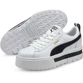 Puma Baskets basses 'Mayze' noir / blanc
