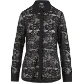 Urban Classics Lace Long Sleeve Blouse Noir XS Femme
