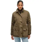 Superdry Dropped Waist Jacket Marron XL Femme