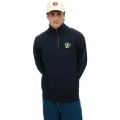 Superdry Sweat-shirt 'Athletic' marine / blanc