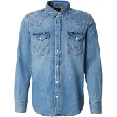 Wrangler Chemise bleu denim