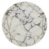 Tapis.nl Tapis Krevor jaune 160 cm rond