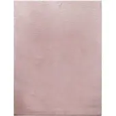 Tapis.fr Tapis en fourrure Fluffy rose 200 cm rond