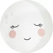 Tapis.fr Tapis pour enfant lavable Chiko beige 150 cm rond