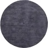 Tapis.fr Tapis tissé main Randora gris 160 cm rond