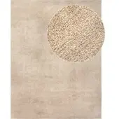Tapis.fr Tapis Calissa beige 200 cm carré