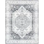 Tapis.fr Tapis lavable Cambria gris 200x280 cm