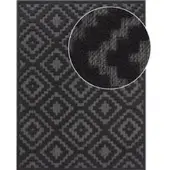 Tapis.nl Tapis d'intérieur & extérieur Livornia anthracite 80x150 cm