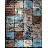 Tapis.fr Tapis Metroplis marron 80x150 cm