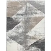 Tapis.fr Tapis moderne Merano gris 60x100 cm
