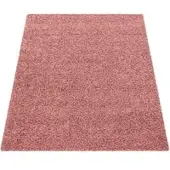 Tapis.fr Tapis shaggy Trista rose 60x100 cm