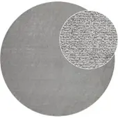 Tapis.fr Tapis Portivo argent 200 cm rond