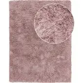 Tapis.fr Tapis à poils longs Silvana rose 120x160 cm