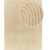 Tapis.fr Tapis en fourrure Lelystar beige 80x150 cm