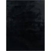 Tapis.fr Tapis moelleux Solina noir 120x170 cm