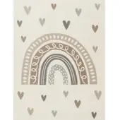Tapis.nl Tapis pour enfants Ninique beige 133 cm carré