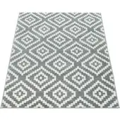 Tapis.fr Tapis moderne Bella blanc 140x200 cm