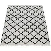 Tapis.nl Tapis en laine Kenolia blanc 80x150 cm
