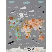 Tapis.nl Tapis pour enfants Bini gris 140x200 cm