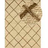 Tapis.fr Tapis en jute Sakira crème 240x340 cm