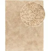 Tapis.fr Tapis à poils longs Silvana beige 120x160 cm