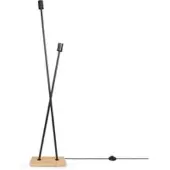 Tapis.fr Lampadaire Lunia naturel