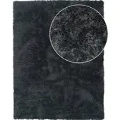 Tapis.fr Tapis à poils longs Silvana anthracite 160x220 cm