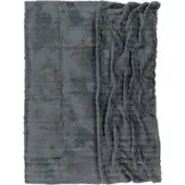 Tapis.fr Couverture douce Arnia anthracite 150x200 cm