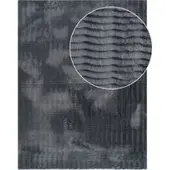 Tapis.fr Tapis en fourrure Arnia anthracite 80x150 cm