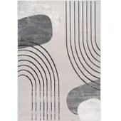 Tapis.fr Tapis Tiana gris 240x340 cm
