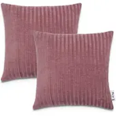 Tapis.nl Housse de coussin Chino rouge 45x45 cm, 2 pièces