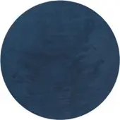 Tapis.fr Tapis Calissa bleu marine 120 cm rond