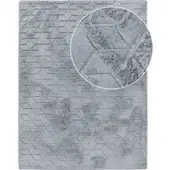 Tapis.fr Tapis en fourrure Arnia gris 200x280 cm