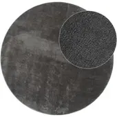 Tapis.fr Tapis Calissa anthracite 160 cm rond