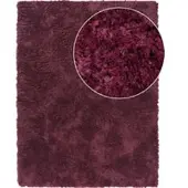 Tapis.fr Tapis à poils longs Silvana violet 160x220 cm