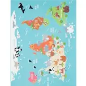 Tapis.fr Tapis pour enfants Bini turquoise 120x160 cm
