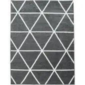 Tapis.fr Tapis moderne Bella anthracite 60x100 cm