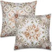 Tapis.nl Housse de coussin Chino beige 45x45 cm, 2 pièces