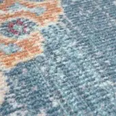 Tapis.nl Tapis d'intérieur & extérieur Torino bleu 160 cm rond