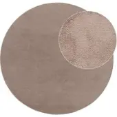 Tapis.fr Tapis Calissa taupe 160 cm rond