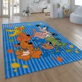 Tapis.fr Tapis pour enfants Die lieben sieben bleu 120x170 cm