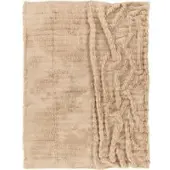 Tapis.fr Couverture douce Arnia beige 200x240 cm
