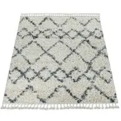 Tapis.fr Tapis à poils longs Nadori beige 80x150 cm