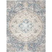 Tapis.fr Tapis d'intérieur & extérieur Torino bleu 60x100 cm