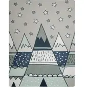Tapis.fr Tapis pour enfant lavable Chiko gris 120x160 cm